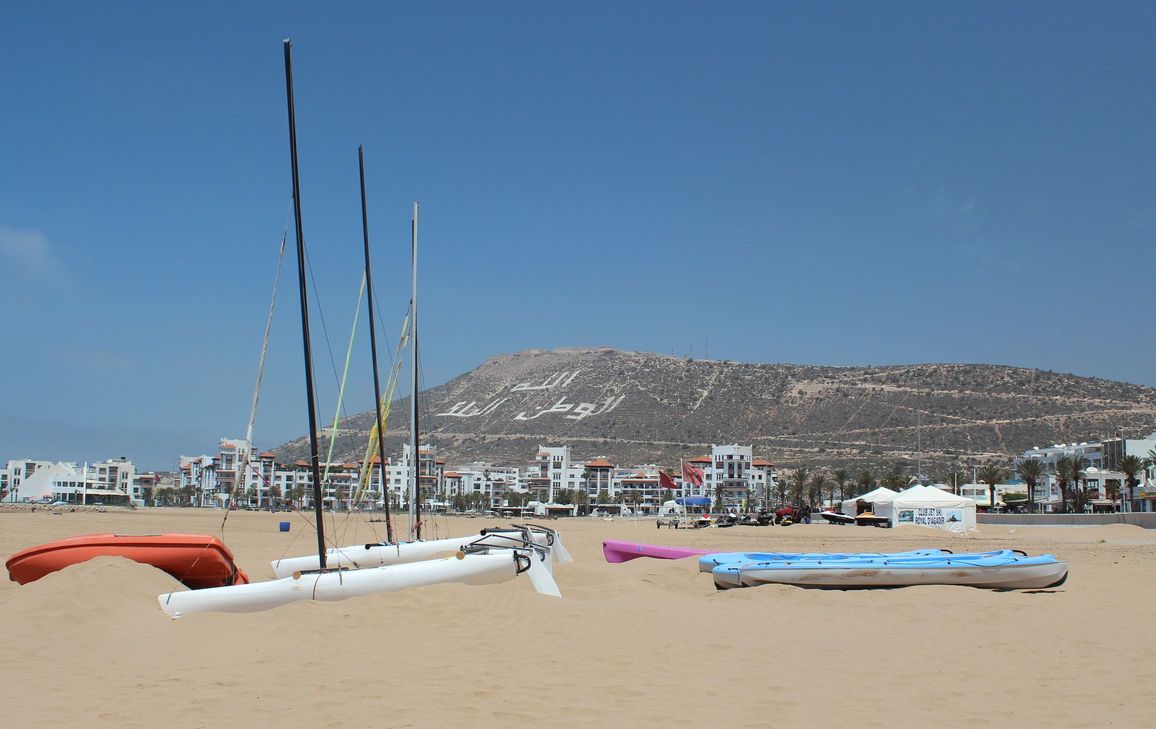 Unique à agadir maison sur le toit avec vue sur mer!